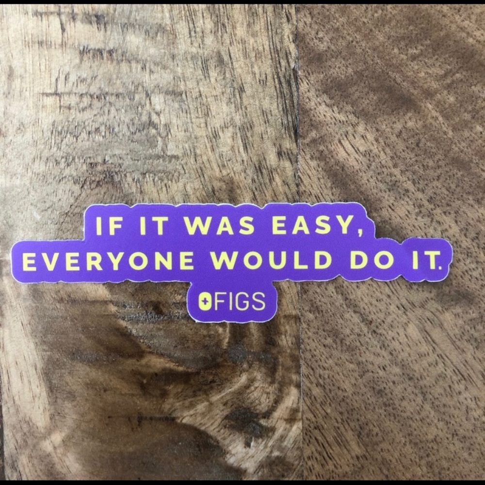 Limited edition Figs sticker